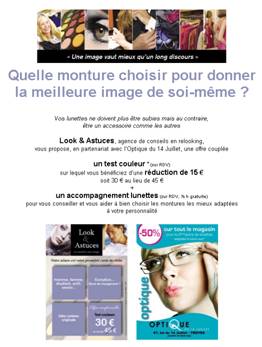 Offres lunettes